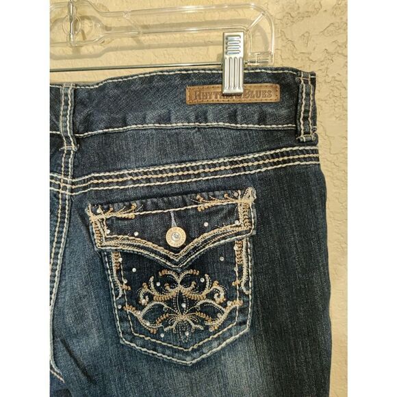 Rhythm in Blues Boot Cut Jeans - Picture 3 of 6